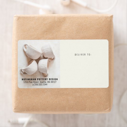 Foto-Overlay-Label für kleine Unternehmen (Insitu)