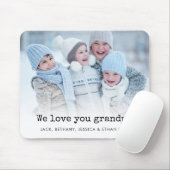 Foto Overlay Liebe, die Sie Großvater Namen Jahr Mousepad (Mit Mouse)