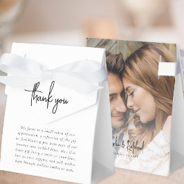 Foto Overlay Newlyweds Wedding Vielen Dank Geschenkschachtel