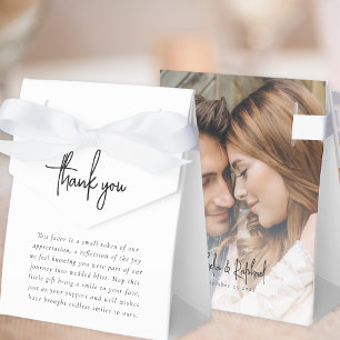 Foto Overlay Newlyweds Wedding Vielen Dank Geschenkschachtel