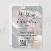 Foto Overlay QR-Code UAWG Einfache Skripteinsätze Einladung (Vorderseite)