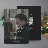 Foto-Overlay QR-Code-UAWG Skript Hochzeit Einladung