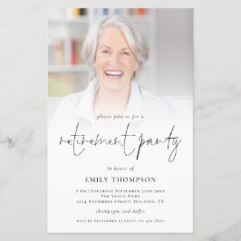 Foto Overlay Renten Party Einladung