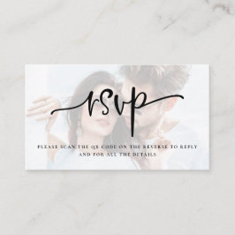 Foto Overlay Script QR Code Hochzeitsszenario RSVP Begleitkarte