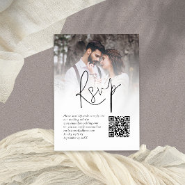 Foto Overlay Script QR Code Hochzeitweise RSVP-Kar Begleitkarte