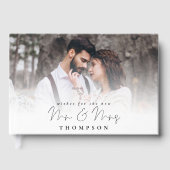 Foto Overlay Script wünscht Mrs. Guest Book Gästebuch (Vorderseite)