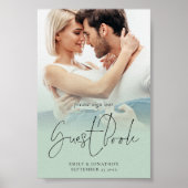 Foto Overlay Signature Gästebuch Hochzeitssage Grü (Vorne)