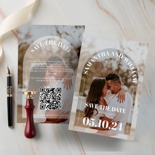 Foto Overlay Simple Wedding Save The Date