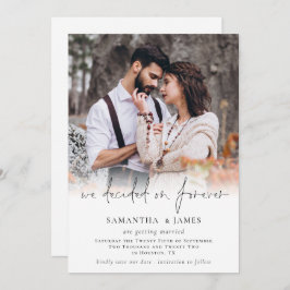 Foto-Overlay-Skript entscheidet für ewige Hochzeit Save The Date
