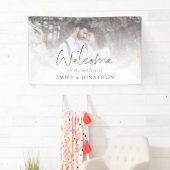 Foto Overlay-Skript Willkommen bei Hochzeit Banner (Insitu)