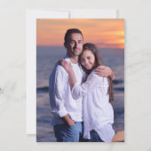 Foto Overlay-Skripttypografie - Einladung (Rückseite)