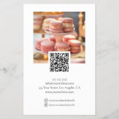 Foto Overlay Social Media QR-Code Flyer (Hinten)