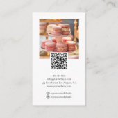 Foto Overlay Social Media QR-Code Visitenkarte (Rückseite)