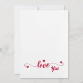 Foto Paare Liebe Ferienkarte Einladung (Rückseite)