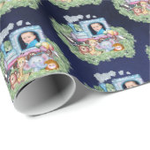 Foto-Packpapier Geschenkpapier (Rolleneckpunkt)