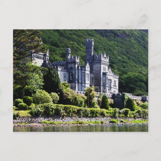 Foto Painting Kylemore Abbey Postkarte (Vorderseite)