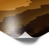 Foto Paisagem Pôr do Sol Monocromática Amalela (Ecke)