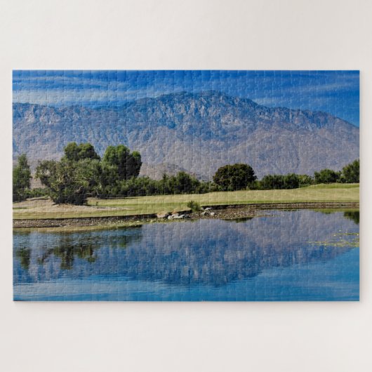 Foto Palm Springs Golfplatz Puzzle (Horizontal)