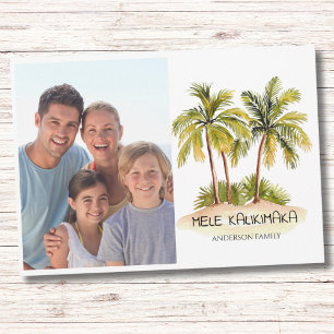 Foto Palm Tree Mele Kalikimaka Weihnachten