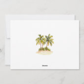 Foto Palm Tree Mele Kalikimaka Weihnachten (Rückseite)