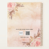 Foto Pampas Gras Rose Goldblume 2025 Planer (Rückseite)