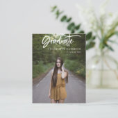 Foto Pampas Grass Graduation Party Einladung (Stehend Vorderseite)