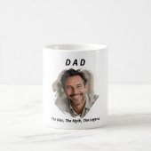 Foto Papa Mann Mythos Legende Kinder Kaffeetasse (Mittel)
