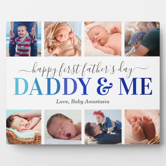 Foto Papa & Me Fotoplatte (Vorderseite)