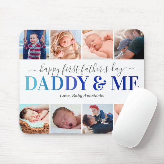 Foto Papa & Me Mousepad (Mit Mouse)
