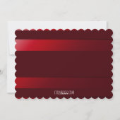 Foto-Papier für den Valentinstag Feiertagskarte (Rückseite)