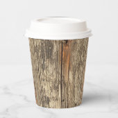 FOTO PAPIERKUPPEN AUS HOLZ PAPPBECHER (Links)