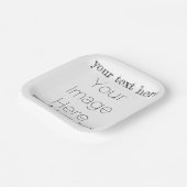 Foto-Papierplatte erstellen Sie Ihr eigenes Party Pappteller (Gewinkelt)