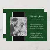 Foto Party Einladungen zum 50. Hochzeitstag (Vorne/Hinten)