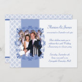 Foto Party Einladungen zum 50. Hochzeitstag (Vorne/Hinten)