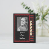 Foto Party laden oder Vielen Dank Postkarte (Stehend Vorderseite)