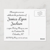 Foto Party laden oder Vielen Dank Postkarte (Rückseite)