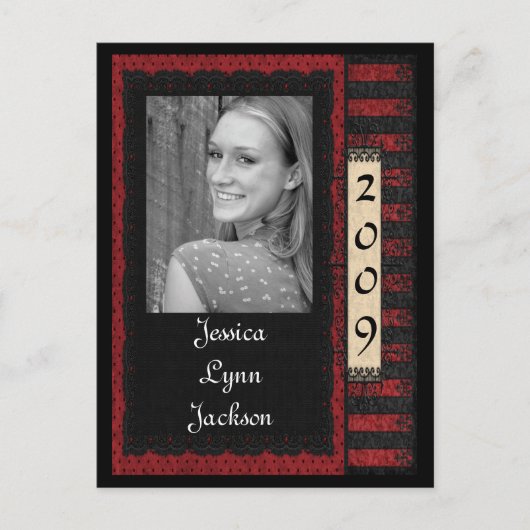 Foto Party laden oder Vielen Dank Postkarte (Vorderseite)