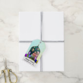 Foto Pastel Happy Noroz Mint Blume Buntes Ei Geschenkanhänger (Mit Garn)