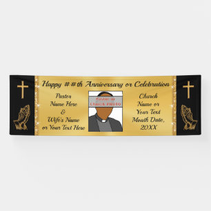 FOTO Pastor Geburtstag Banner Kirche Jahrestag