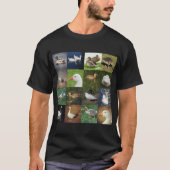 Foto Patchwork Square - Vögel T-Shirt (Vorderseite)