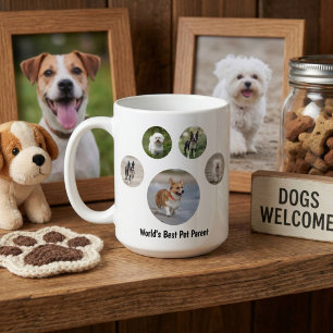 Foto-Paw-Druck für benutzerdefinierten Hund Kaffeetasse