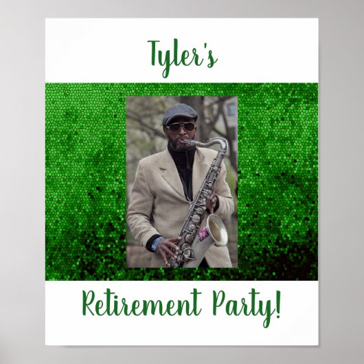 Foto Pensionierung Zoll-Party feiert Rot Poster (Vorne)