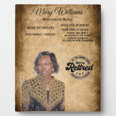 Foto-Pensionspreis-Plaque Fotoplatte (Vorderseite)