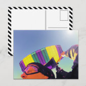 Foto perfekt Skydiver Postkarte (Vorne/Hinten)