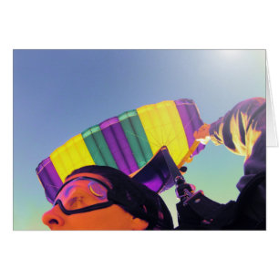 Foto perfekter Skydiver