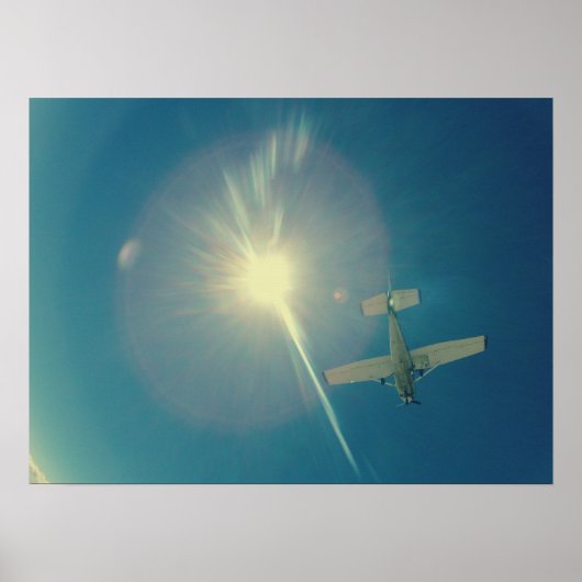 Foto perfektes kleines Flugzeug Pilot Poster (Vorne)