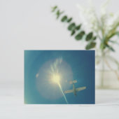 Foto perfektes kleines Flugzeug Pilot Postkarte (Stehend Vorderseite)