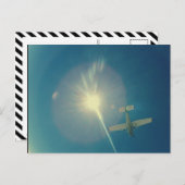 Foto perfektes kleines Flugzeug Pilot Postkarte (Vorne/Hinten)