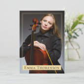 Foto Performer Modelldarsteller Promo Comp Zed Car Einladung (Stehend Vorderseite)