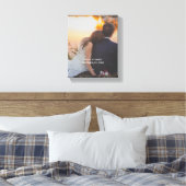 Foto personalisieren Hochzeiten Leinwanddruck (Insitu (Schlafzimmer))